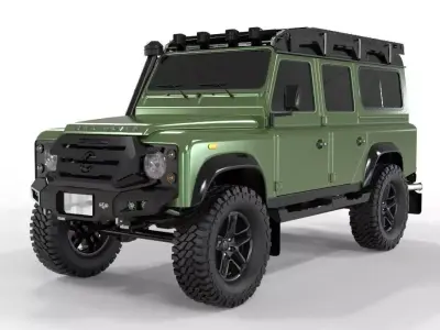 Generic Defender 110 Adventure Customized 3D model