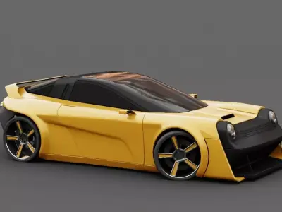 Porche concept Car 3D model