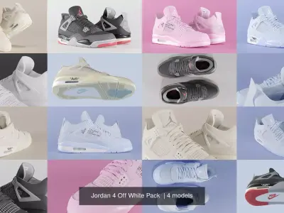 Jordan 4 Off White Pack 