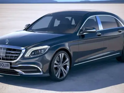 Mercedes S-Class Maybach 2018 3D model