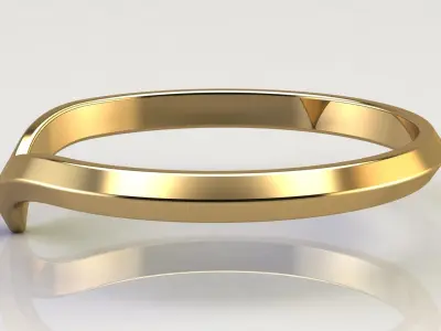 V Shape Nesting Ring 3D print model