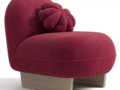 Ingrid Sherpa Chair 3D model