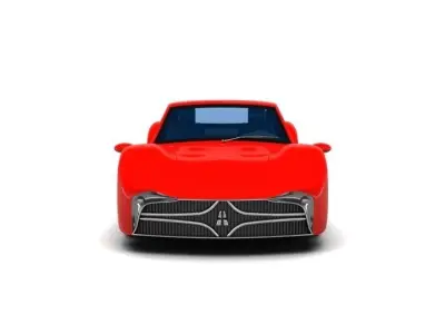 Acceptor Acc1 Electric Car 3D model