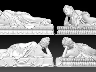 Buddha s Nirvana  3D print model