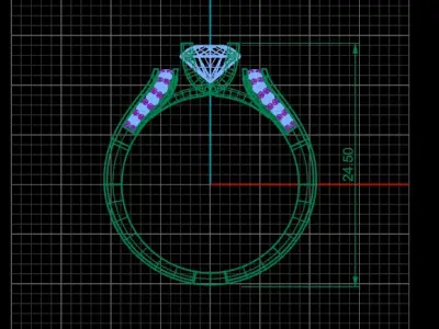 jewelry ring 194 3D print model