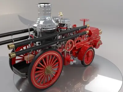 Christie Fire Truck 3D model