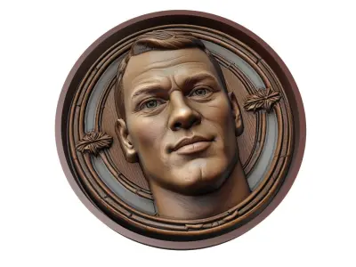 Manuel Neuer Footballer Medallion 3D print model