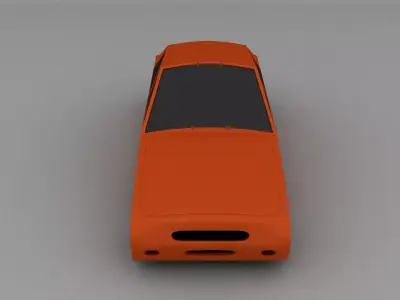 Car Toy Low-poly 3D model
