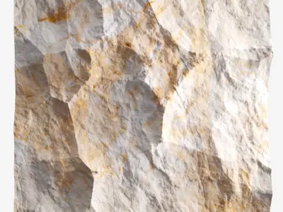 350-RockPanel sandstone wall texture 3D model