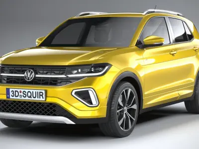 Volkswagen T-Cross R-Line 2024 3D model