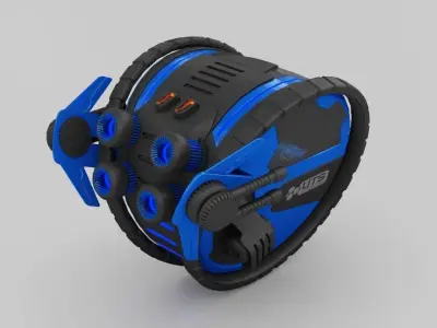 sci-fi vehicle  3D model