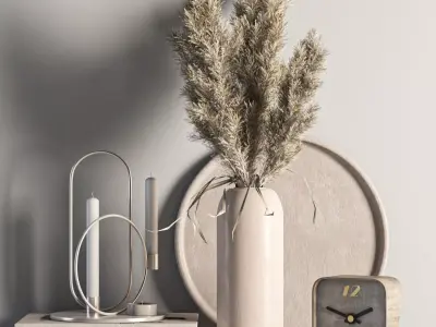decorative set 05 3D model 2