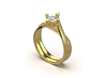 ring code 216 3D print model