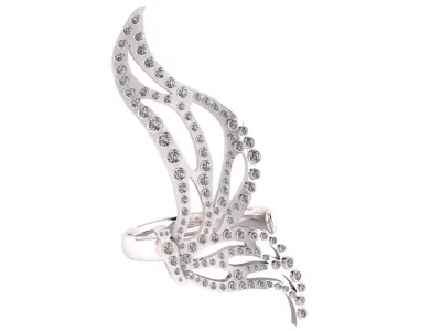 Jeweled Dragonfly Pendant 3D print model