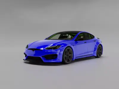 Tesla Model S Prior Design 3D model