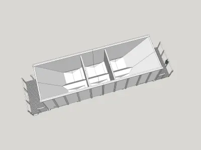 Ortner Rapid Discharge 3 Bay Hopper HO O N 3D print model