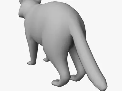 Low Poly Raccoon bear Low-poly 3D model