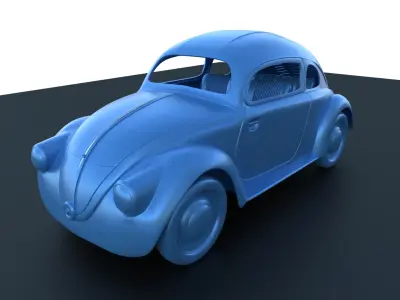 volkswagen w30 beetle 3D print model