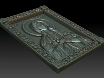 Saint Glaphyra of Amasia 3D model