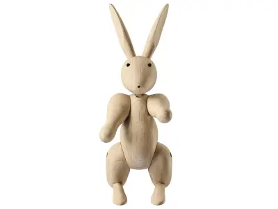 Rabbit figurine Kay Bojesen PBR 3D model