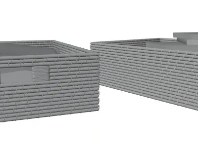 Decorative bookstores HG2 3D model