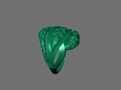 Women Ring Plain Ring Ready STL 3DM Models Womens Rings 3D print model 24