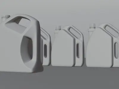 Shell Engine Oil 3D model
