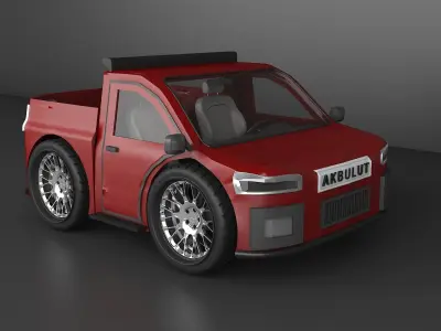 Toy car 3D model