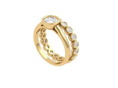 Wedding Ring  3D print model purchase