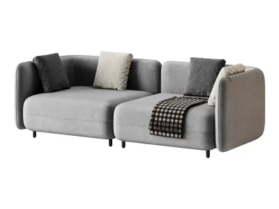 Sofa A123 by Delavega 3D model