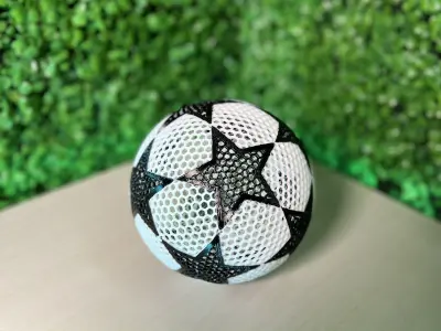 AIRLESS STAR BALL - SOCCER BALL WITH STAR - CHAMPION LEAGUE 3D print model