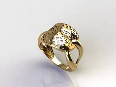 Fancy Womens Rings Plain Rings Ready STL 3DM Models Rings 3D print model 24