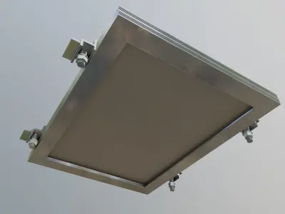 2-Solar Panel 10Wp 345x260x20mm 3D model