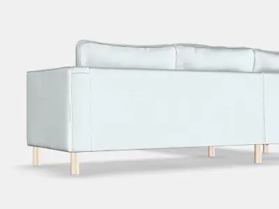 PARUP Corner sofa 4-seat 2 Low-poly 3D model
