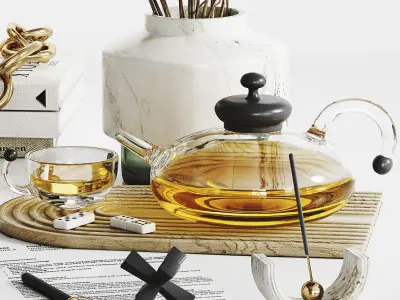 Decorative Set 08 3D model