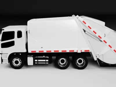 Garbage Truck 3D model
