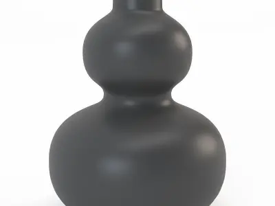 Vase ROBERT - D11xH15cm - JYSK 3D model