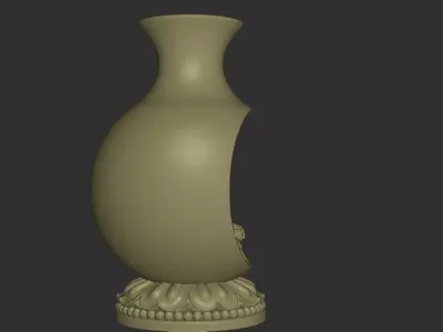 Bodhidharma Bonsai Diorama 3D print model