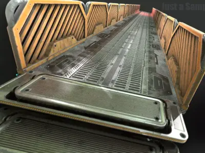 Sci-Fi architectural - Cyberpunk design 3D Model Collection