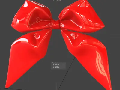 Plastic Ribbon 3D model