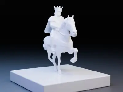 the porcelain king 3D model