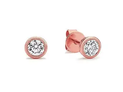 Women Diamond Earrings 3D print model 85