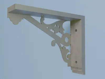 shelf bracket 12 3D print model