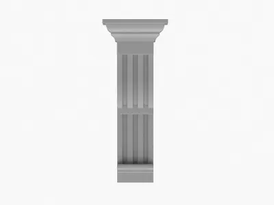 Scroll Corbel 55 - 3D Printable 3D model
