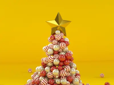 Christmas Sphere Tree  3D model