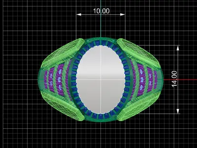 NEO MAN RING MODEL32 3D print model