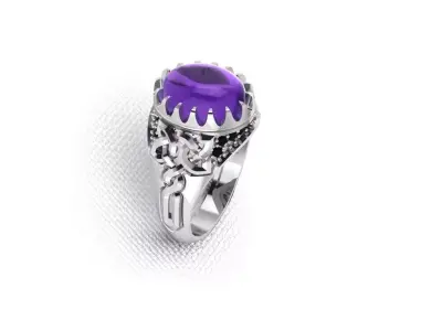 jewelry man ring 3D print model purchase