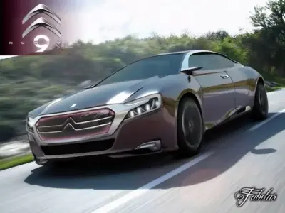 Citroen Numero 9 concept 3D model