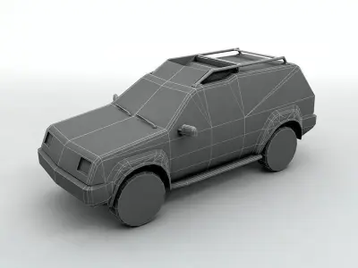  2000 Nissan Xterra SUV 3D model
