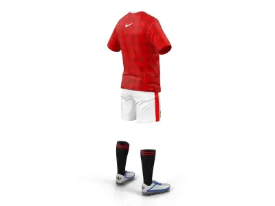 Soccer Clothes Manchester United 3D model